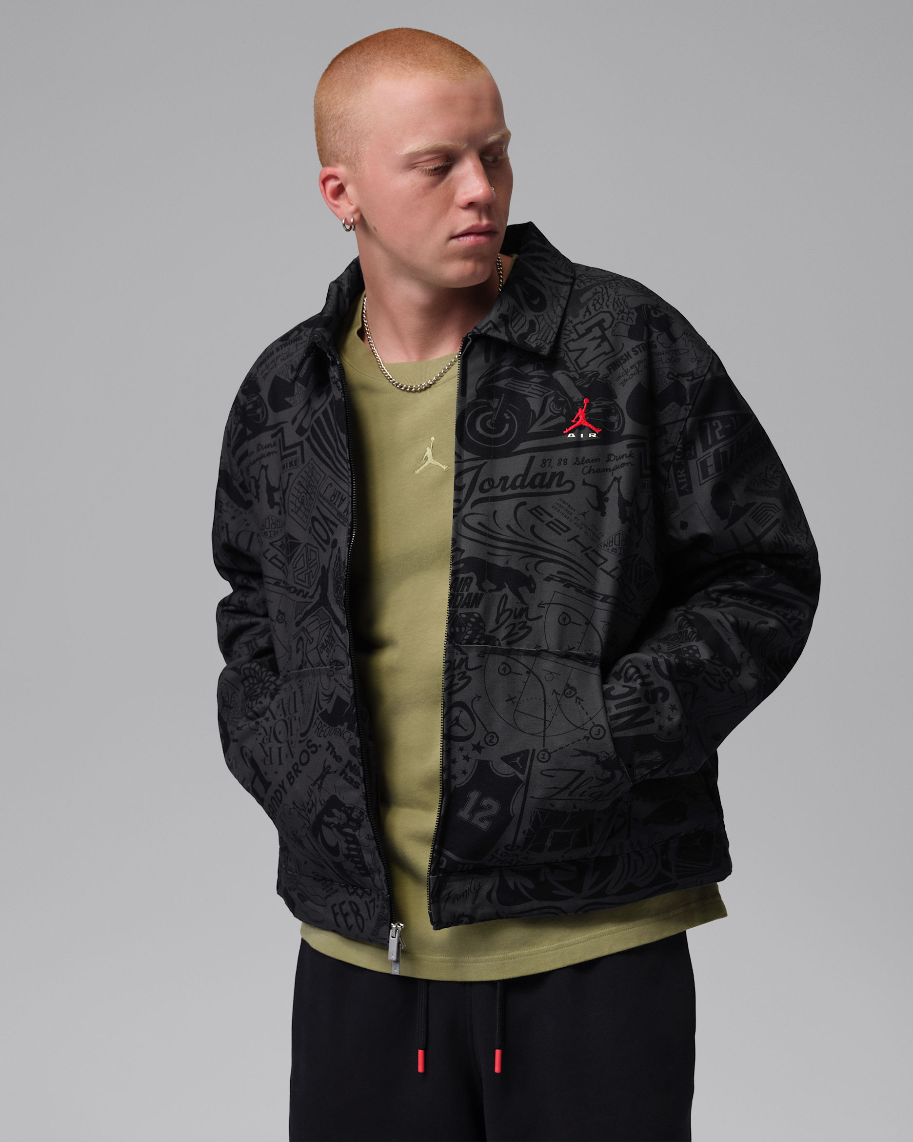 Jordan Brooklyn Men's Chore Jacket. Nike IE